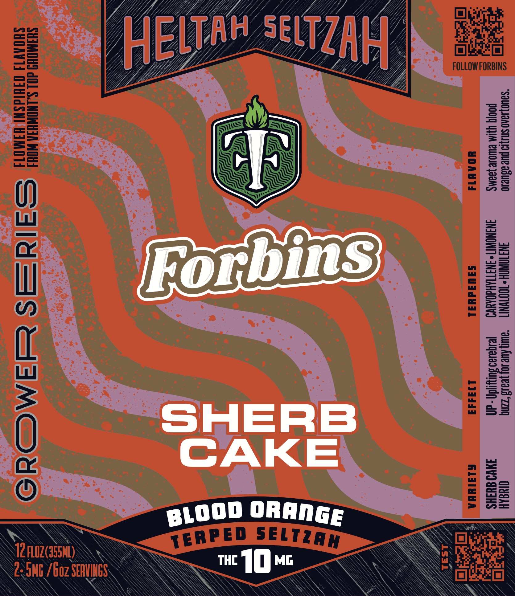HELTAH SELTZAH: FORBINS SHERB CAKE BLOOD ORANGE