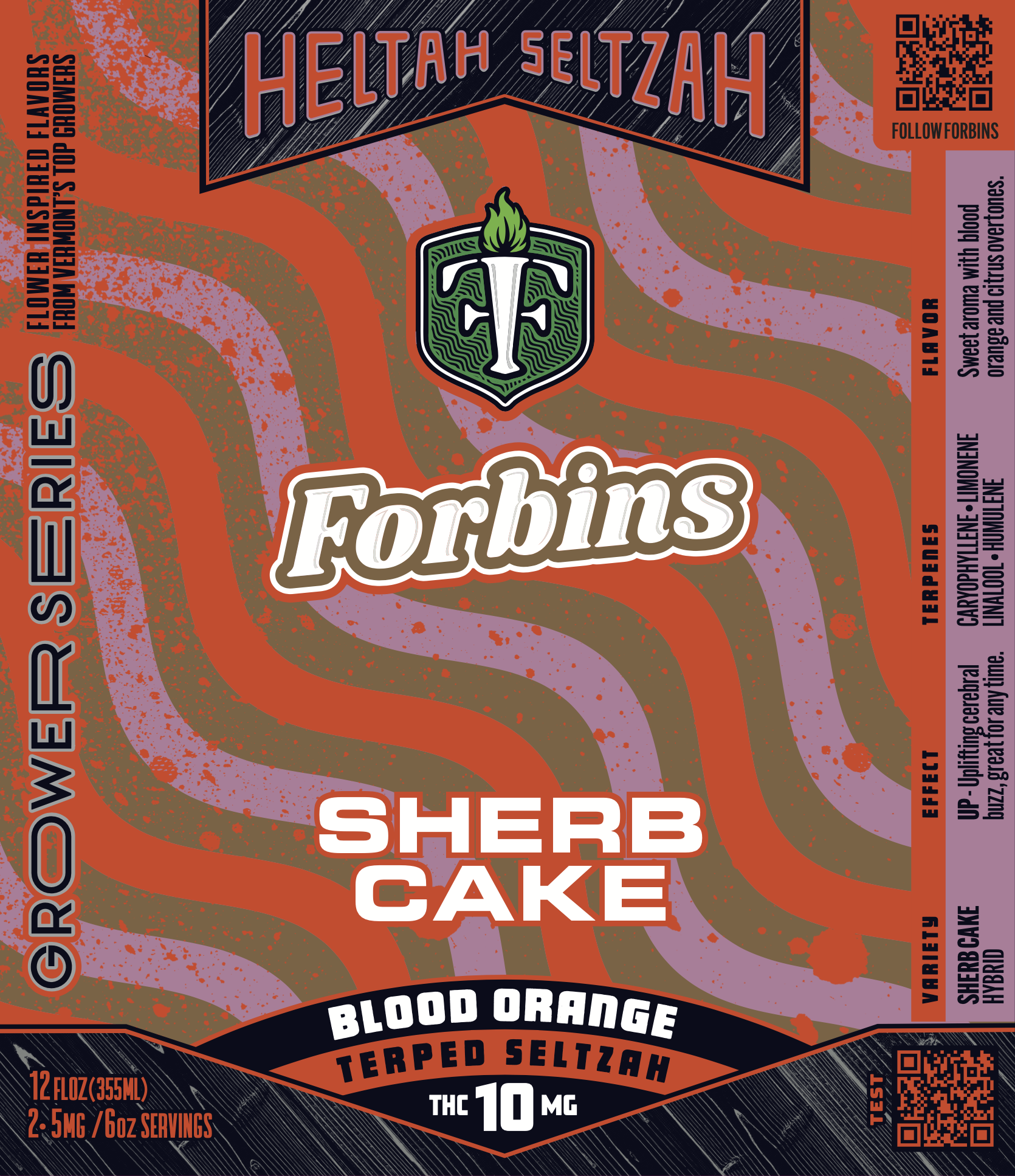 HELTAH SELTZAH: FORBINS SHERB CAKE - 24pk - P-07069